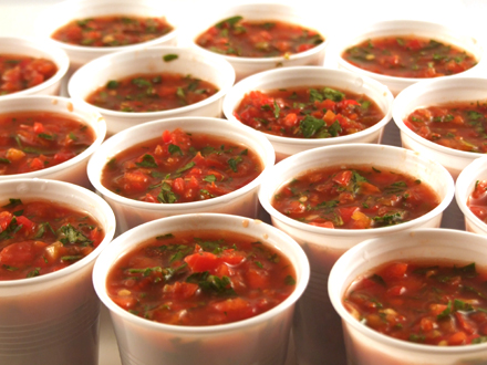 Homemade Frozen Soup Base with Tomatoes, Bell Peppers & Herbs (No Preservatives!)