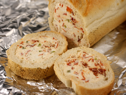 Savory Stuffed Baguette – Perfect for Work, School, or Picnic