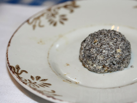 Nutritious No-Sugar Chia Pudding with Homemade Walnut Plant Milk & Plum Jam Filling