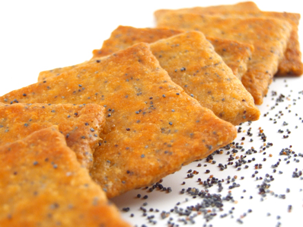 Savory Parmesan & Poppy Seed Crackers – Perfect Pairing for Cheese Platters and More