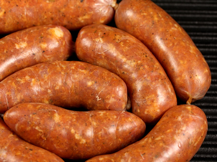 HOMEMADE PORK SAUSAGES WITH AROMATIC HERBS AND SPICES