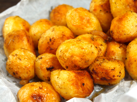 Roasted Baby Potatoes with Smoked Bacon