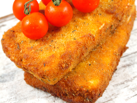 CRISPY FRIED GOAT CHEESE WITH HERB BREADCRUMBS