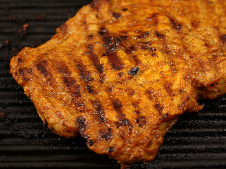 QUICK MARINATED PORK NECK STEAKS WITH LIME