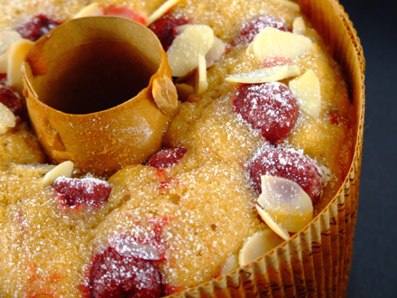 CHERRY ALMOND LOAF CAKE — MOIST, FRUITY, WITH A DELIGHTFUL CRUNCH