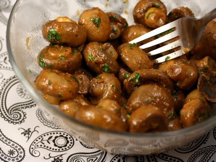 SPANISH-STYLE MUSHROOMS WITH TIO PEPE SHERRY