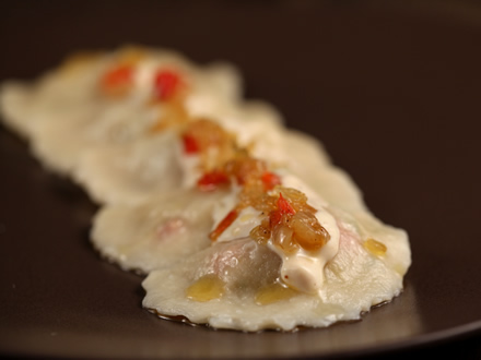 POTATO AND VEGETABLE DUMPLINGS