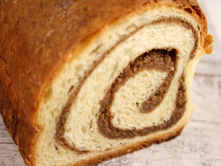 TRADITIONAL WALNUT SWEET BREAD BAKED IN A BRICK OVEN