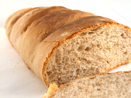 HOMEMADE LARGE LOAVES WITH SIMPLE SHAPING TECHNIQUE — MIX OF WHITE & RYE FLOUR