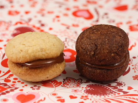 BACI DI DAMA — TWO-TONE ITALIAN LADY'S KISS COOKIES FOR A STUNNING ASSORTED PLATTER