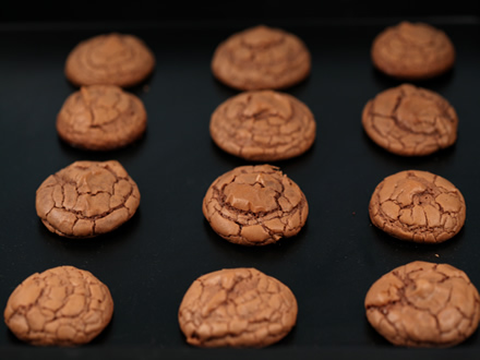 MOIST AND CHEWY DARK CHOCOLATE COOKIES — LIKE LITTLE CAKES INSIDE