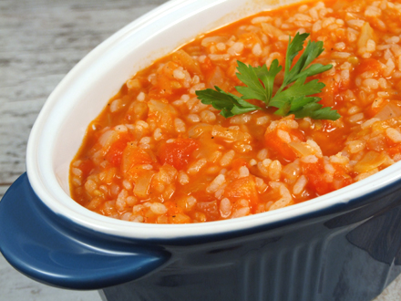 SIMPLE VEGETABLE STEW WITH RICE