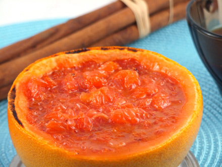 Caramelized Grapefruit Breakfast Delight Start your day with a refreshing twist on grapefruit—caramelized with butter, sugar, and warm spices. This simple yet elegant dish brings a perfect balance of tartness, sweetness, and a hint of spice, making it ideal for breakfast or a light dessert. Serve warm or chilled, with an option to top with ice cream during summer for a cool treat.