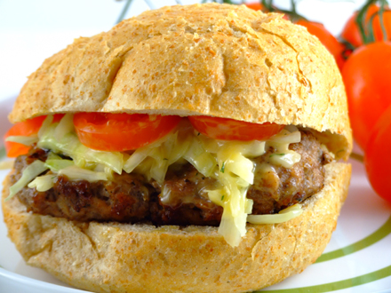 Juicy Homemade Hamburgers Recipe