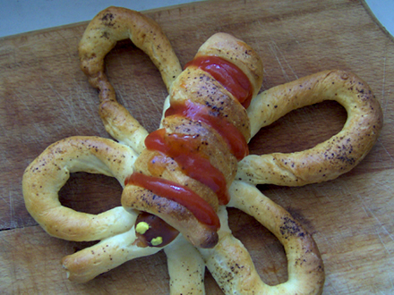 Savory Butterfly Sausage Rolls: Fun and Easy Snack with Dough Scraps