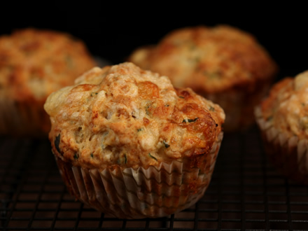 SAVORY GOAT CHEESE MUFFINS WITH FRESH HERBS