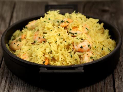 Fragrant Basmati Rice with Shrimp – Delicate Sunday Dinner
