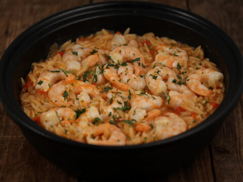 Greek Shrimp Giouvetsi with Orzo – A Quick and Flavorful Mediterranean Delight