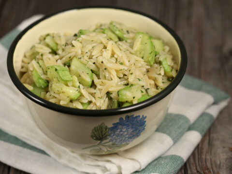 Skiathos-Inspired Orzo with Zucchini, Herbs, and Sheep Cheese