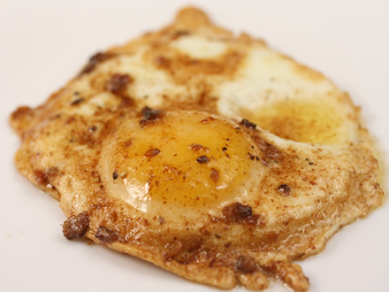 Wake Up! Breakfast is Ready: Anchovy-Infused Sunny-Side-Up Eggs