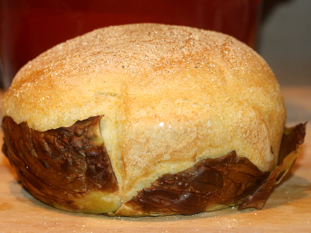 Traditional Romanian Cabbage Leaf Baked Bread — Soft and Aromatic