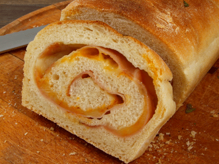 Ham and Cheese Stuffed Bread Roll – Perfect for Lunchboxes